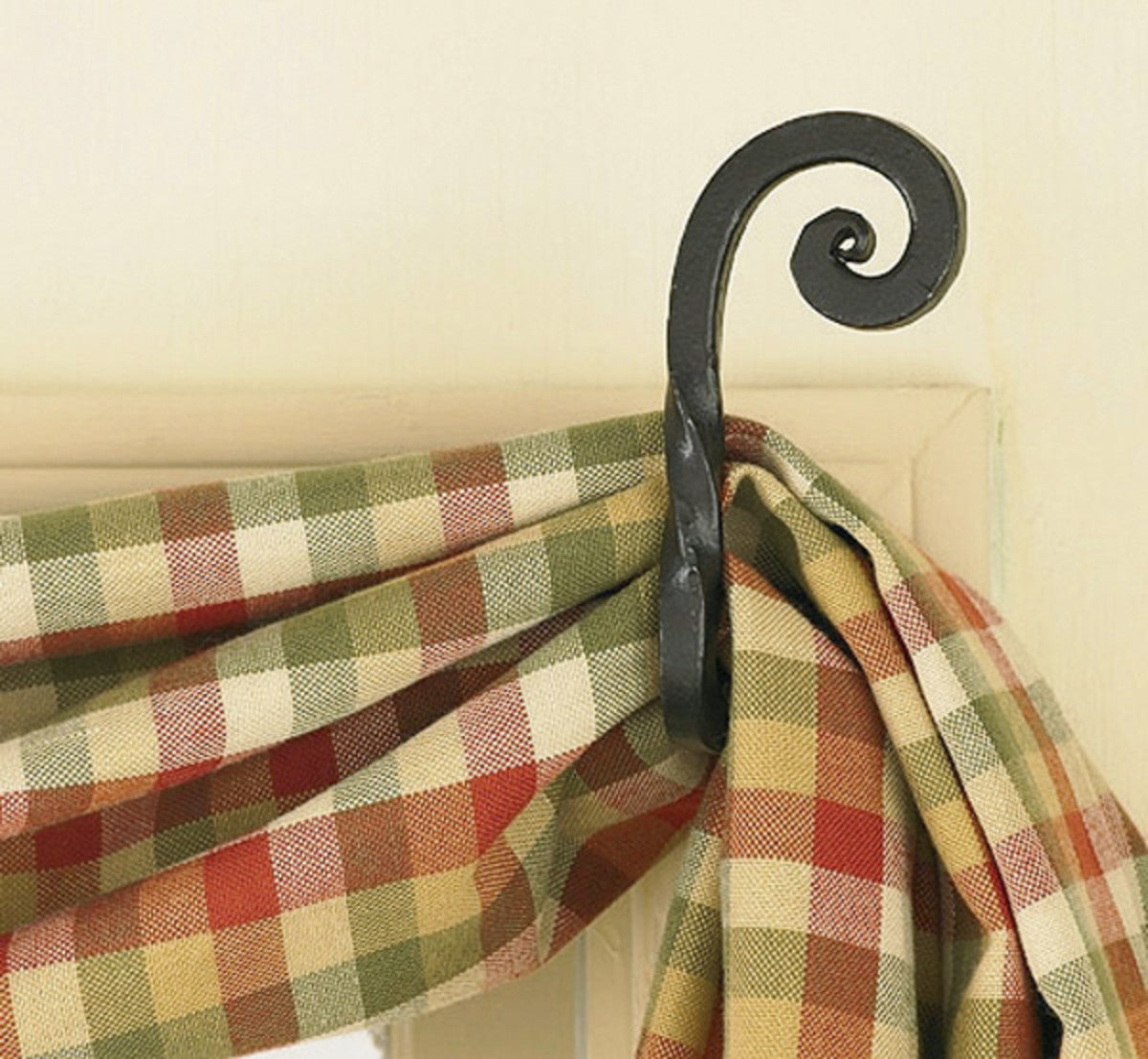 Wrought Iron Plate Stands, Hooks, Stocking Hangers, and Hardware