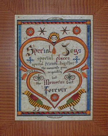 Special Joys Fraktur