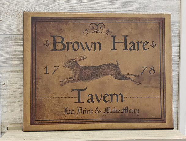 11X14 Brown Hare Tavern