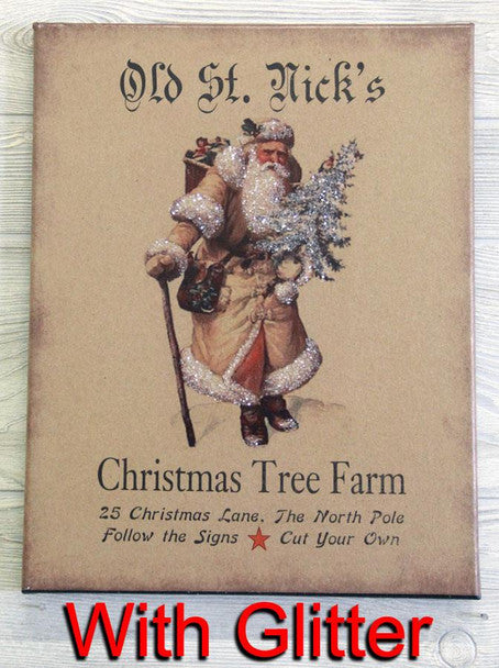 11X14 Saint Nicks Christmas Tree Farm
