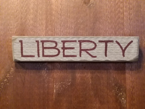 Liberty Sign Black