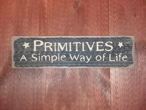 Primitives A Simple Way of Life