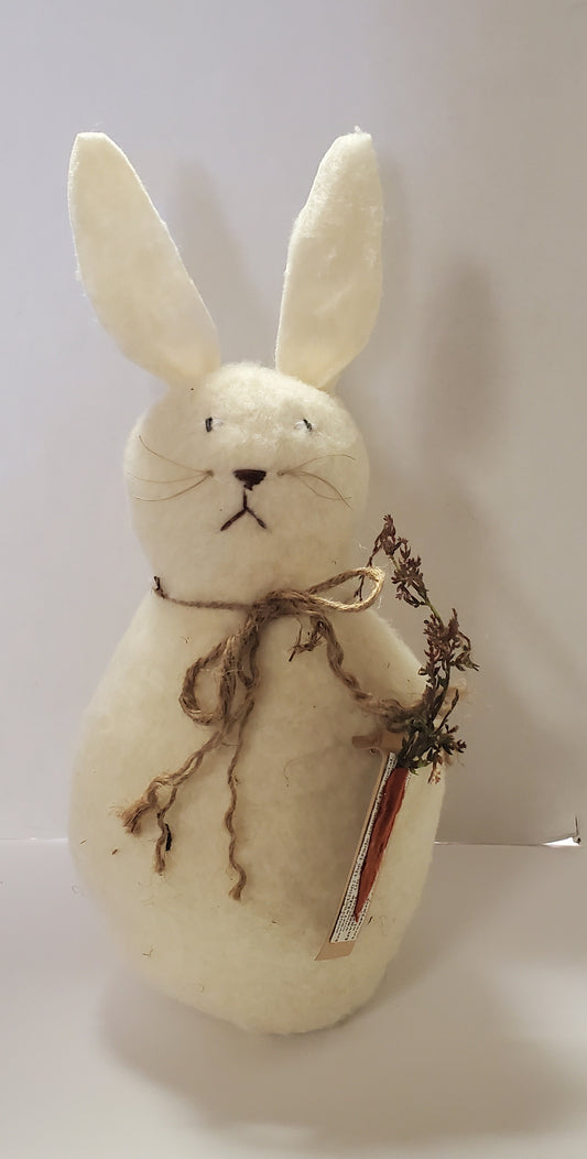 Standing White Bunny