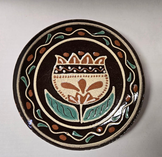 Collection of 8" Round Plates - Turtle Creek Pottery from the Workshops of David T. Smith