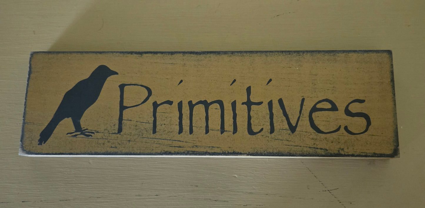 Primitives Sign with Crow