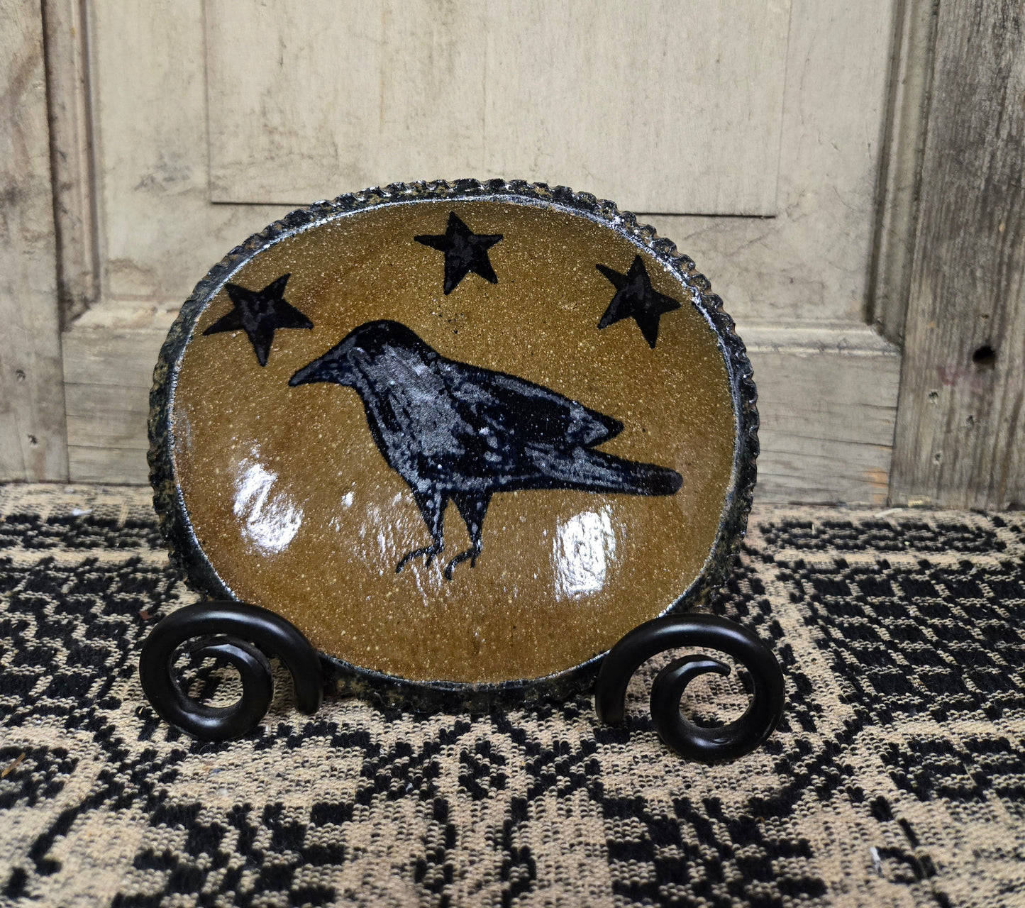 Small Oval Stoneware Plate