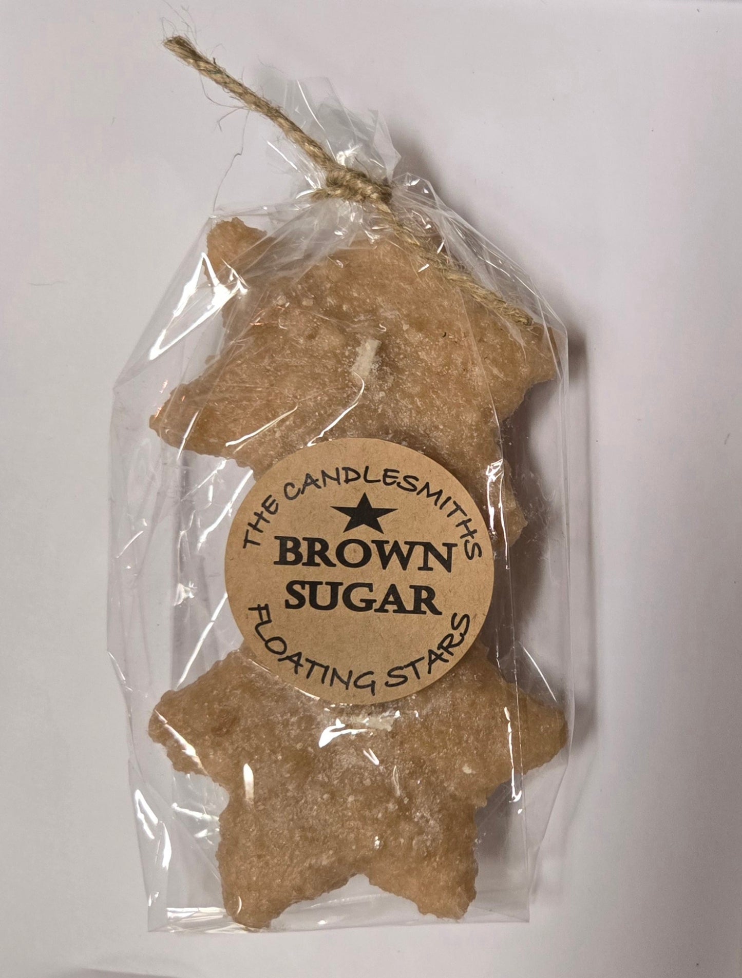 Brown Sugar Small Star Floating Candle Two Pack