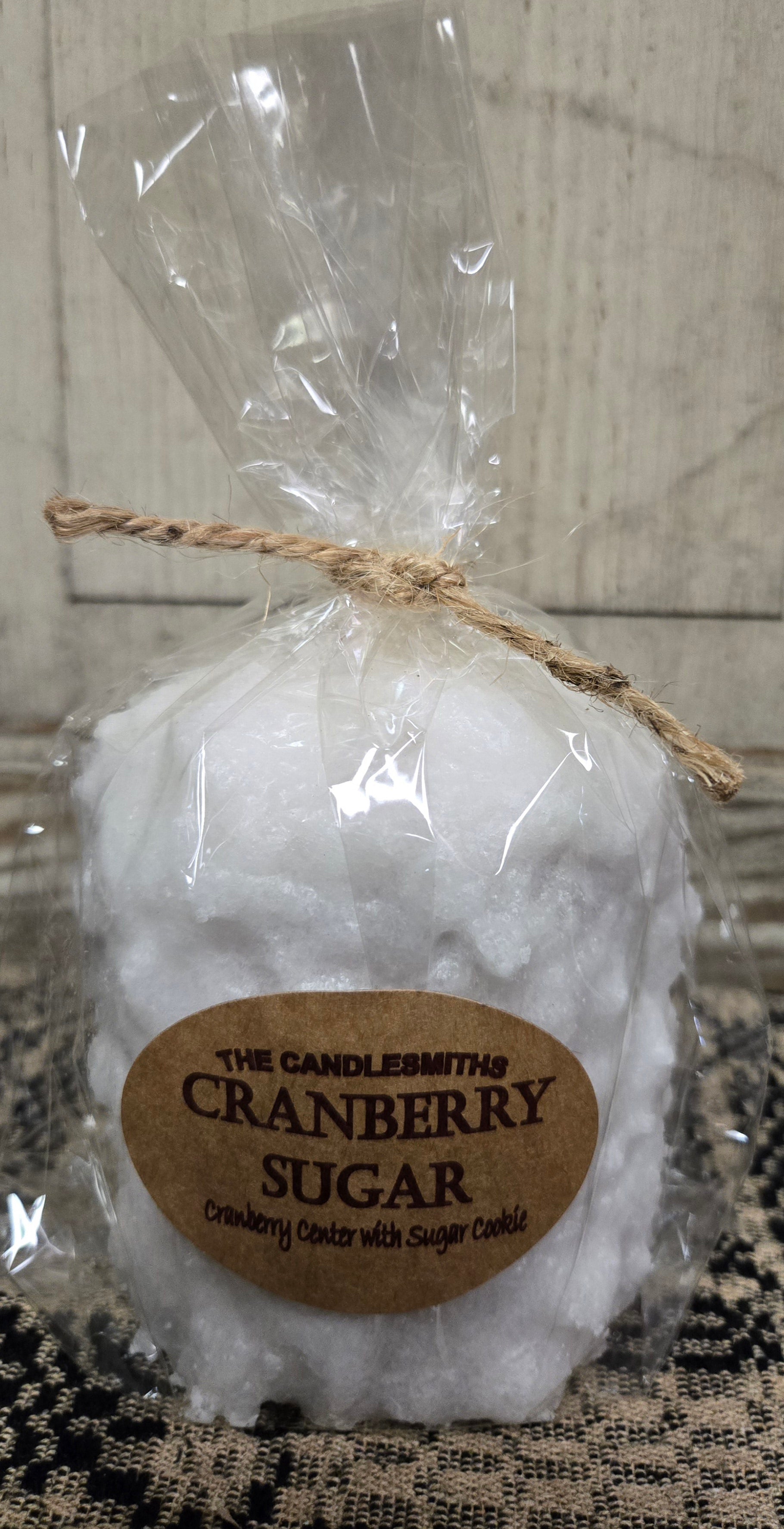 Cranberry Sugar Small Hearth Candle