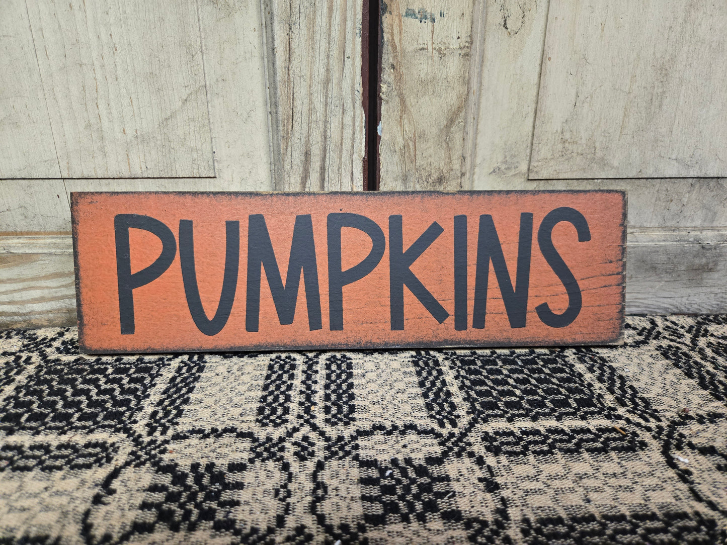 Pumpkins Wood Sign