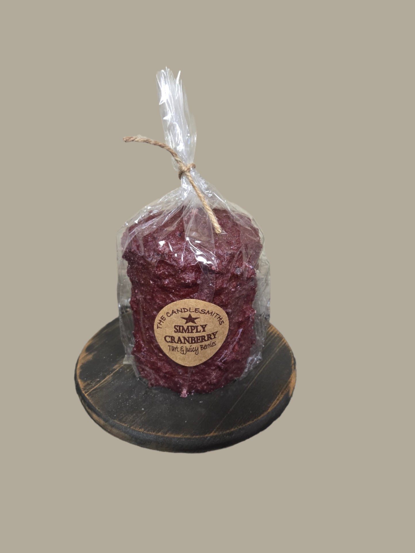 Simply Cranberry Large Hearth Candle