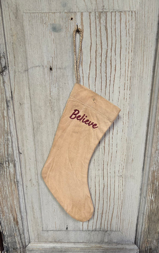 Believe Stocking