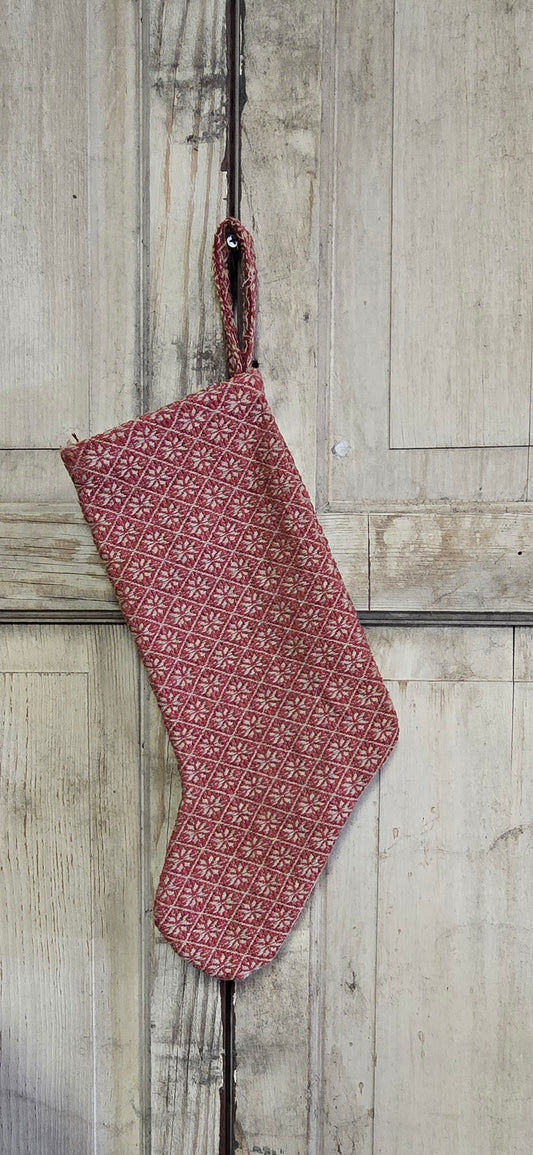 Decorative Coverlet Christmas Stocking