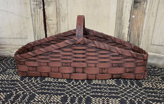 Primitive Hearth Basket Burgundy