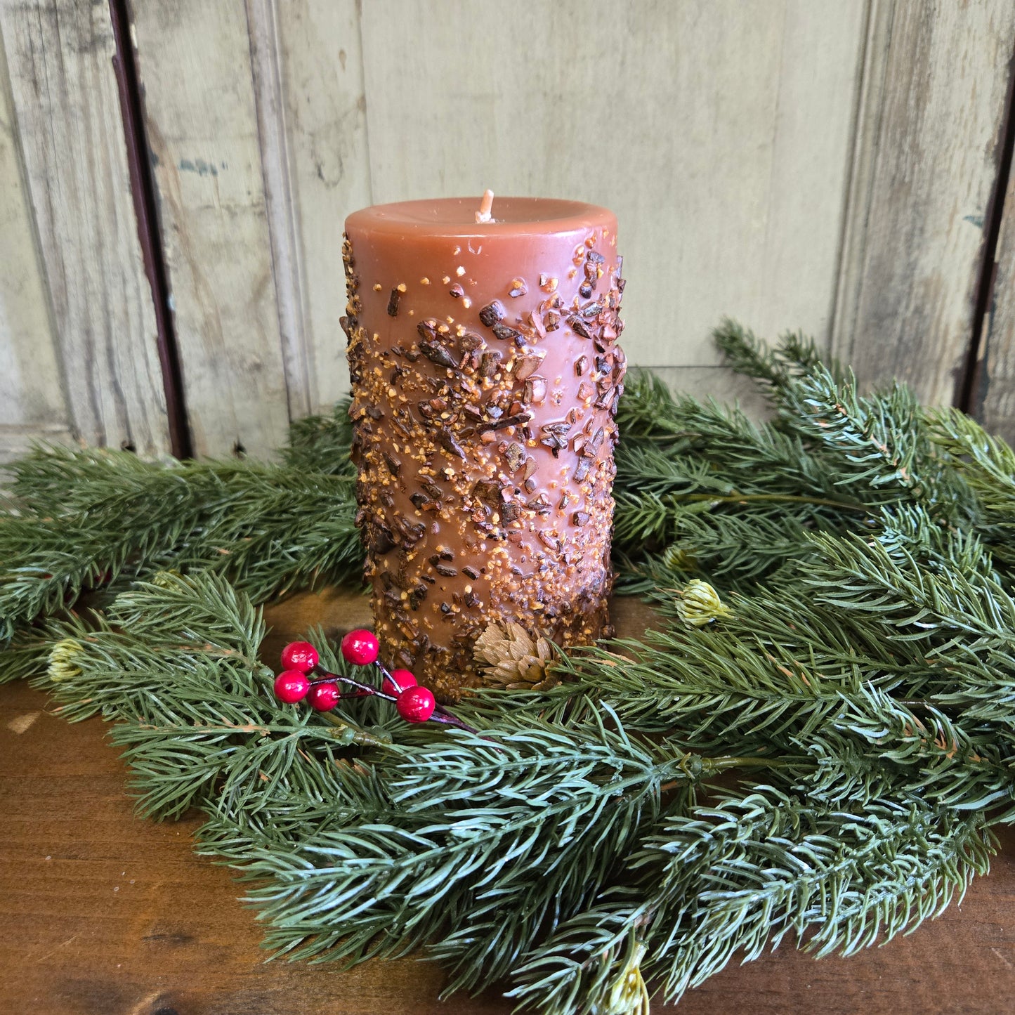 Buttered Maple Syrup Pillar Candle 3" x 6