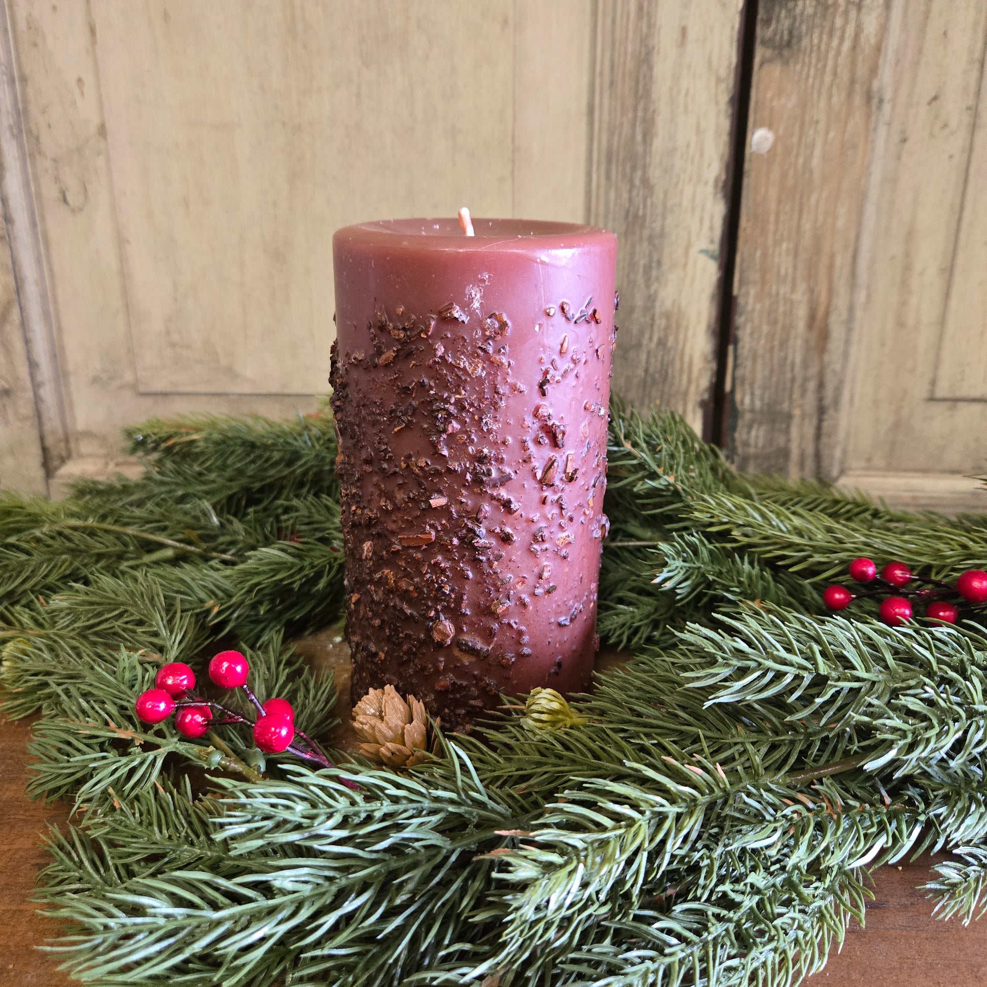 Cinnamon Stick Pillar Candle 3" x 6