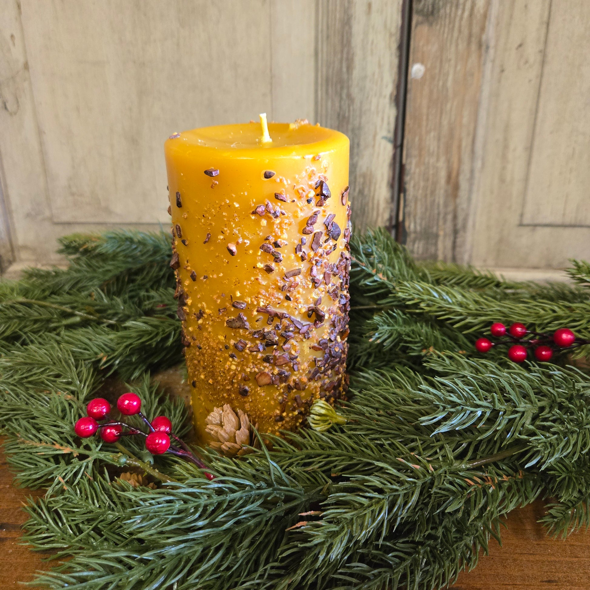 Orange Spice Pillar Candle 3" x 6"