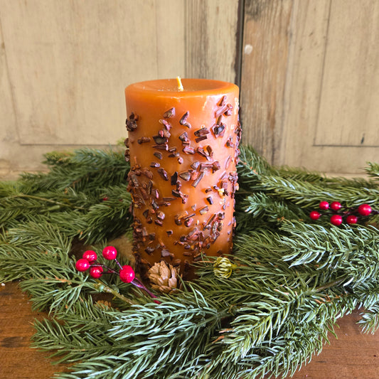 Banana Nut Bread Pillar Candle 3" x 6"