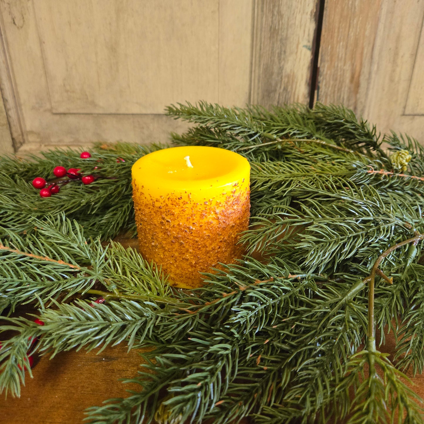 Lemon Pound Cake Pillar Candle 3" x 3"