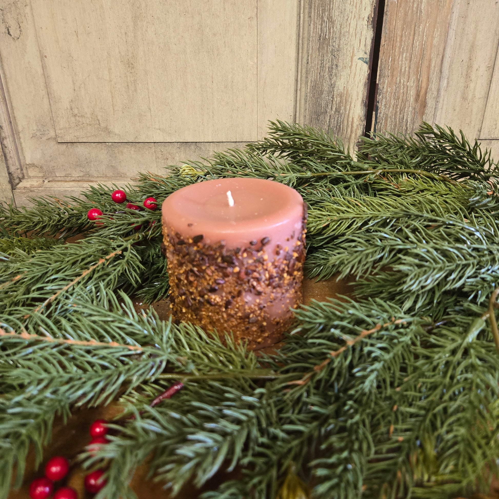 Mulled Cider Pillar Candle 3" x 3"