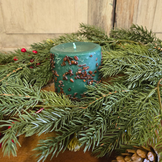 Woodland Path Pillar Candle 3" x 3"