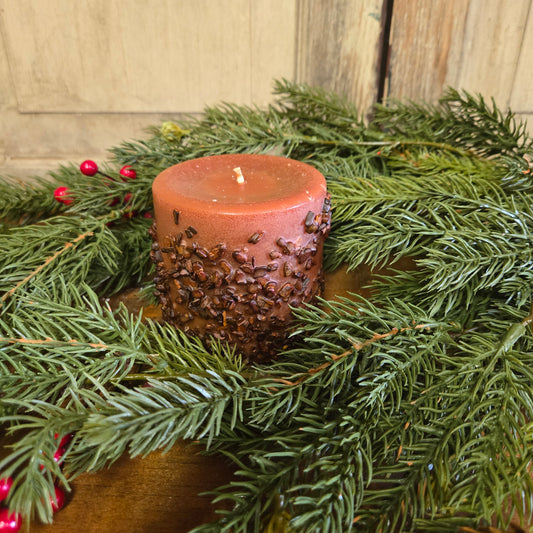 Cinnamon Stick Pillar Candle 3" x 3"