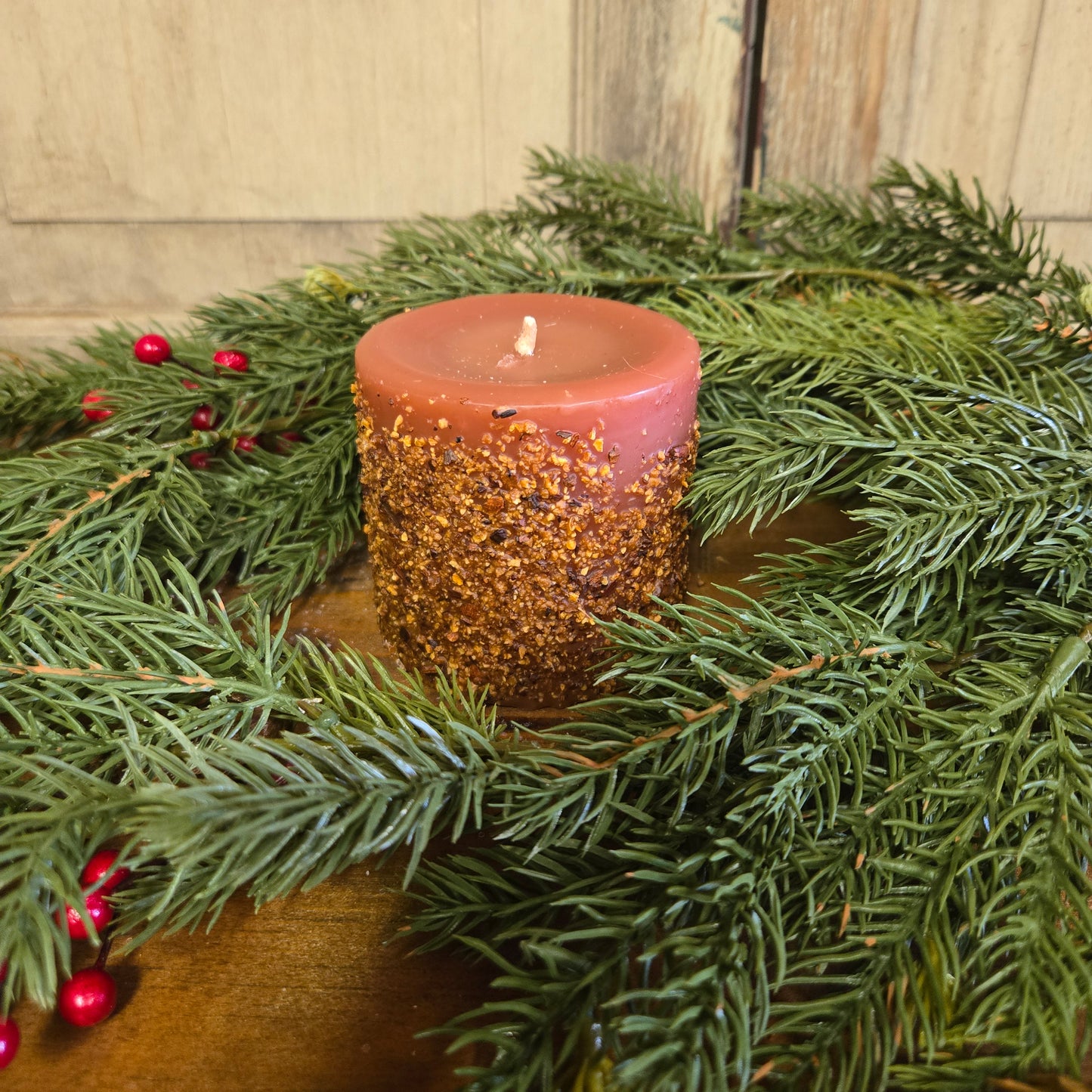 Orange Clove Pillar Candle 3" x 3"