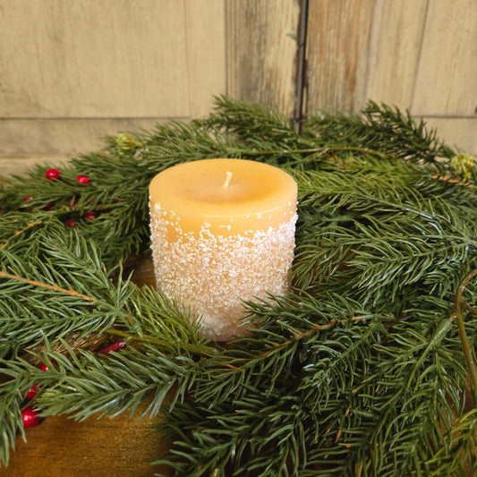 Vanilla Bean Pillar Candle 3" x 3"