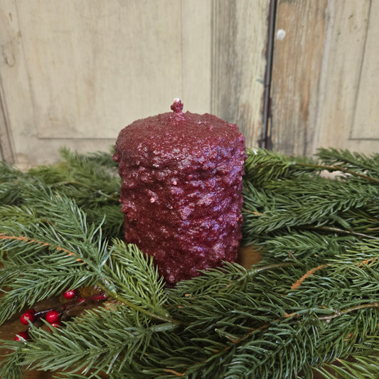 Cranberry Small Primitive Pillar