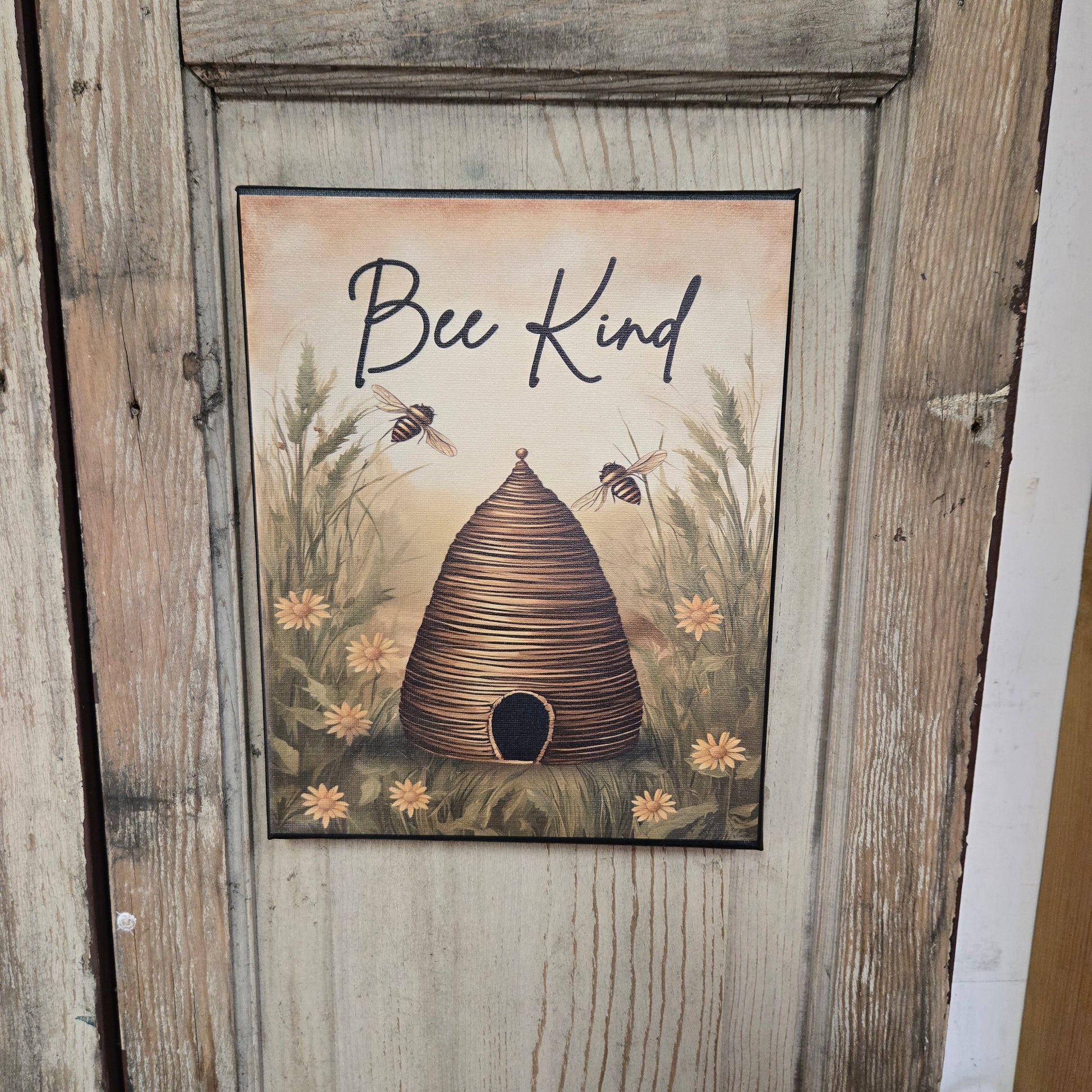 Bee Kind Canvas Print