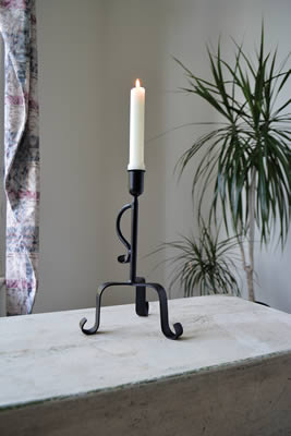 HAND HAMMERED CANDLESTICK