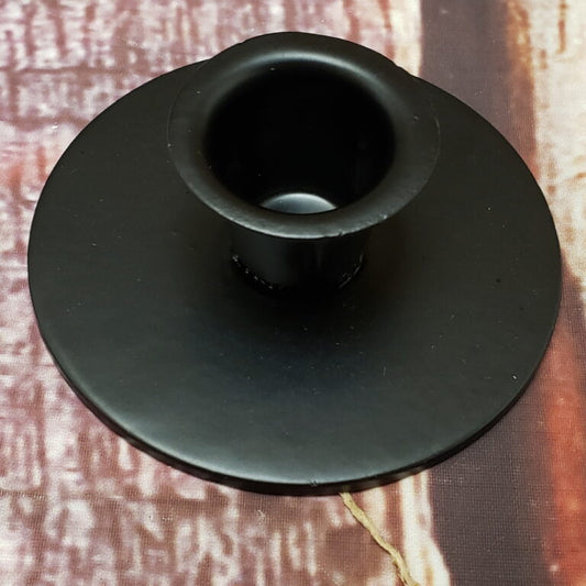 3″ Black Round Taper Holder