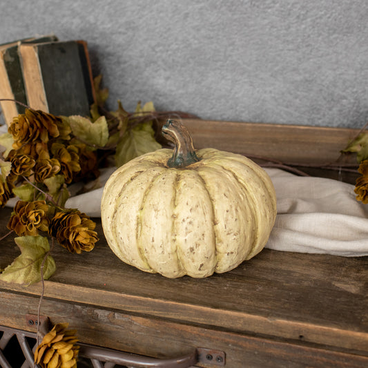 Primitive Fall white short pumpkin