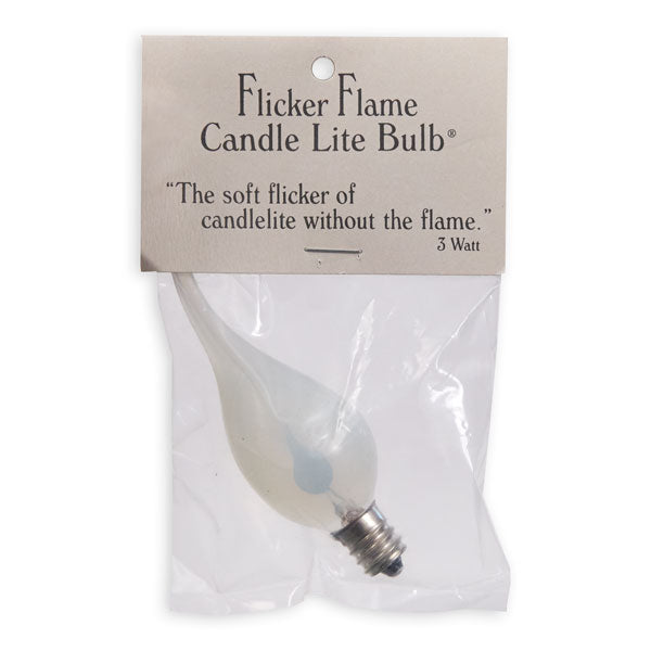 3 Watt Flicker-Flame Candle-Lite Light Bulb