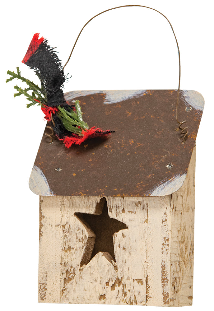 Tin Roof Star House Ornament