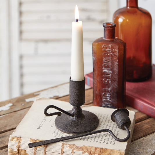 Chamber Candlestick Holder and Snuffer