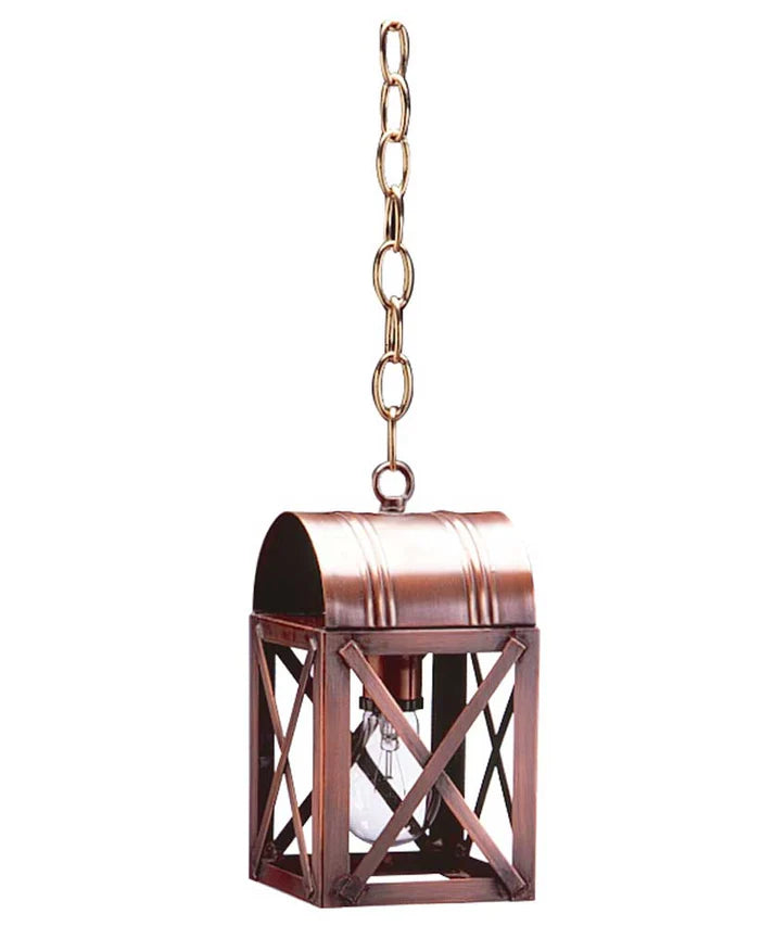 Adams Hanging Light with X Bars - Small