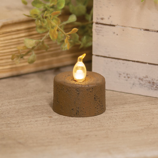 Cinnamon Textured Votive Timer Tealight