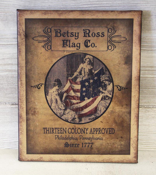 8X10 Betsy Ross Thirteen Colony