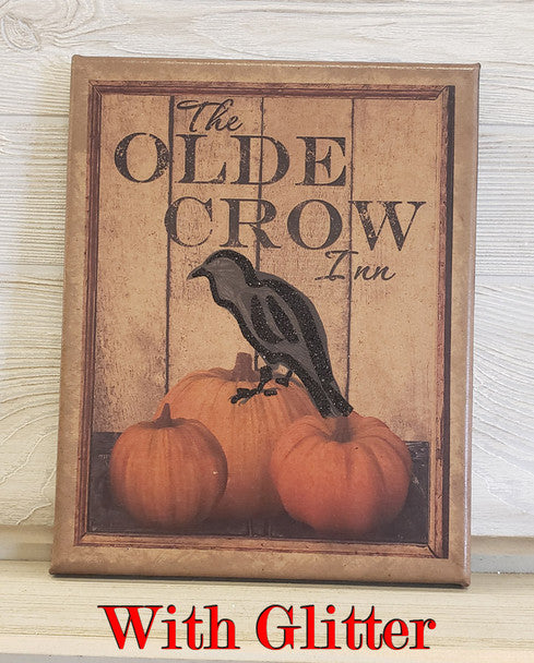 8X10 Olde Crow Inn Pumpkin