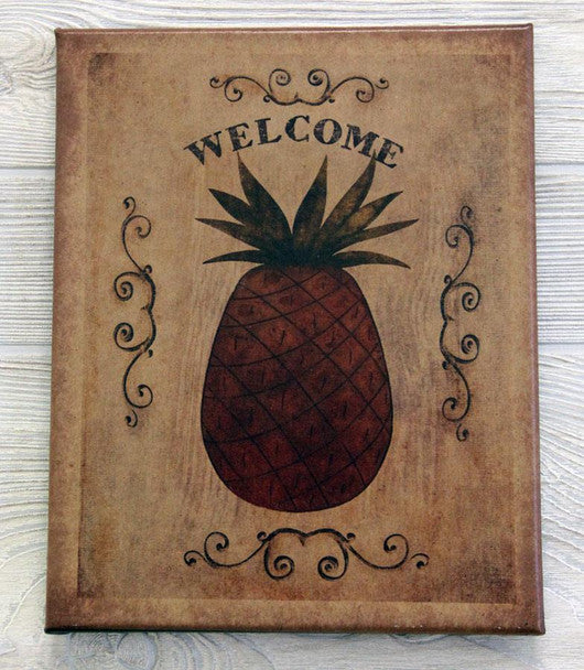 Pineapple Welcome 8x10