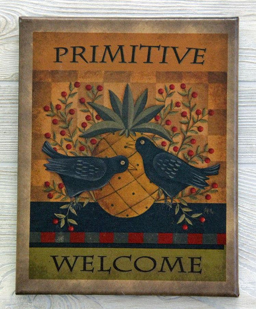 Primitive Welcome 8x10