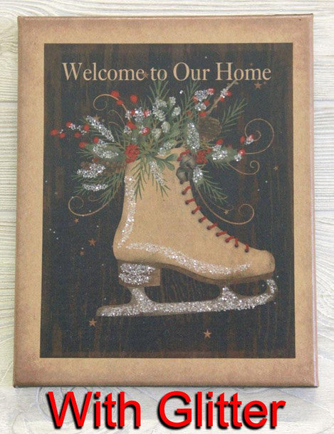 8X10 Skate Welcome To Our Home