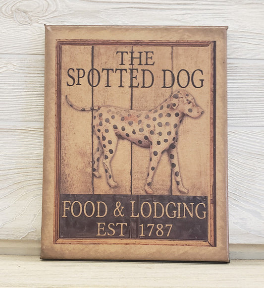 8X10 Spotted Dog