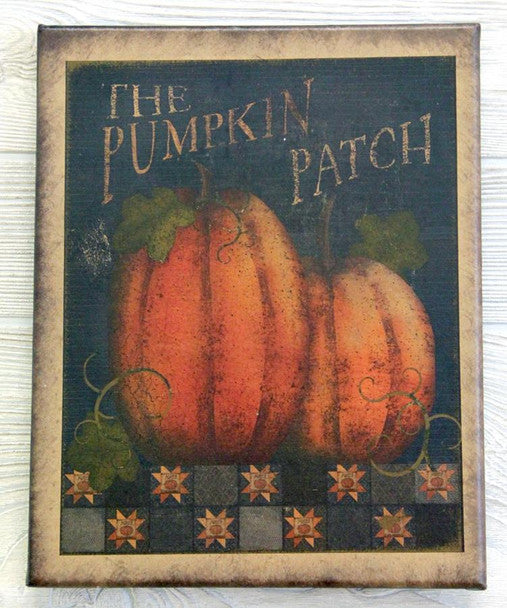 8X10 THE PUMPKIN PATCH CANVAS PRINT