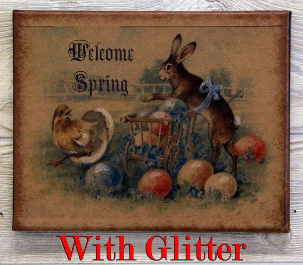 8X10 Welcome Spring Hatching