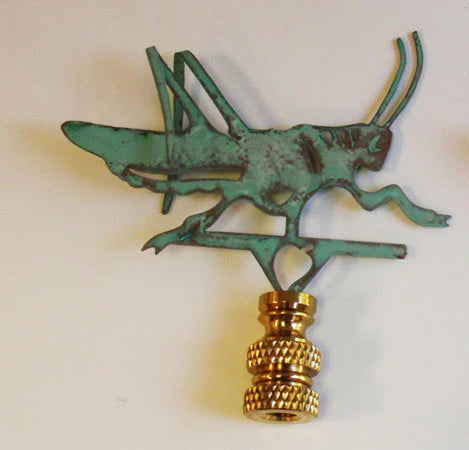 Grasshopper Lamp Finial