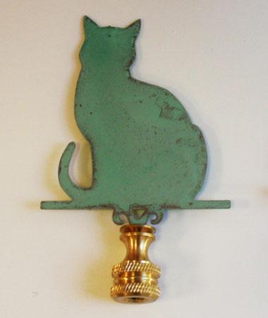 Cat Lamp Finial