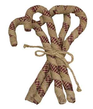 Fabric Candy Cane Bundle