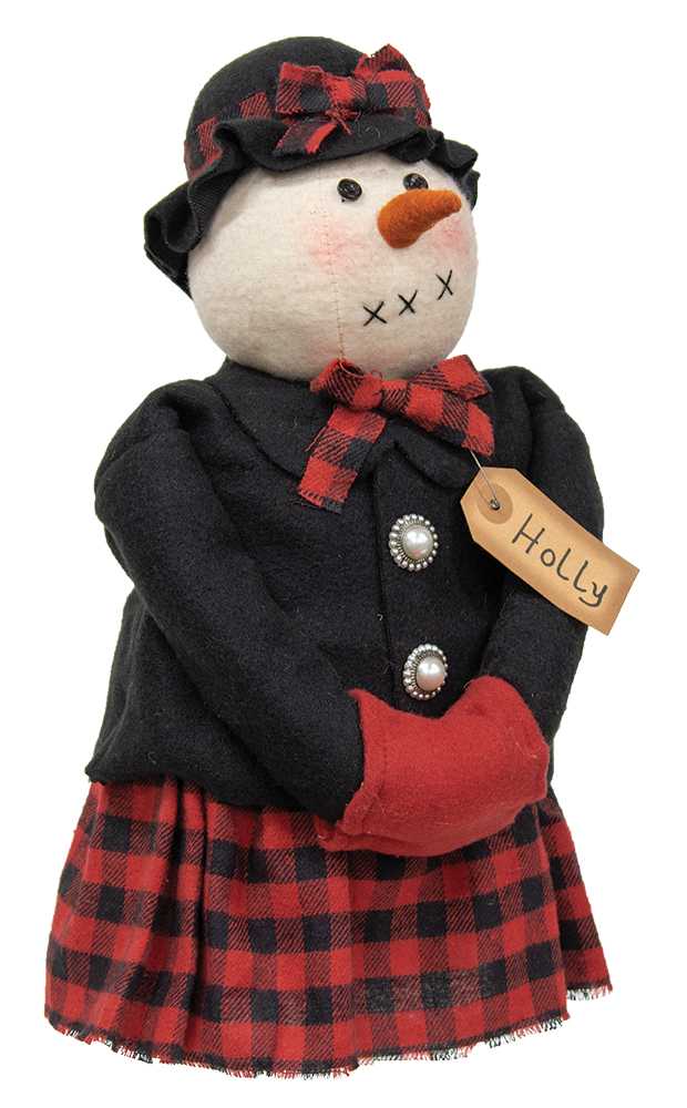 Holly Snowwoman Doll