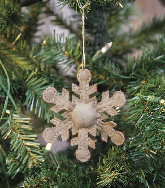 Antiqued Snowflake Ornament